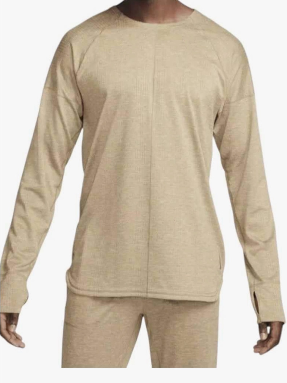 Nike Yoga Dri-FIT  long sleeve size M Sandalwood